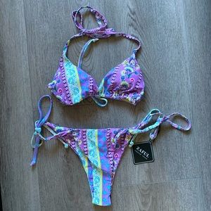 Zaful bikini set size small boho hippie
